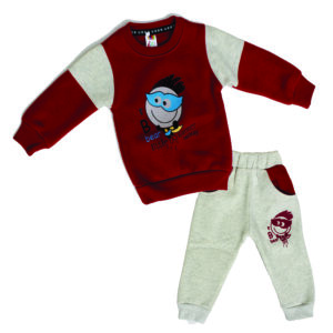 High quality winter three fleece suit for kids